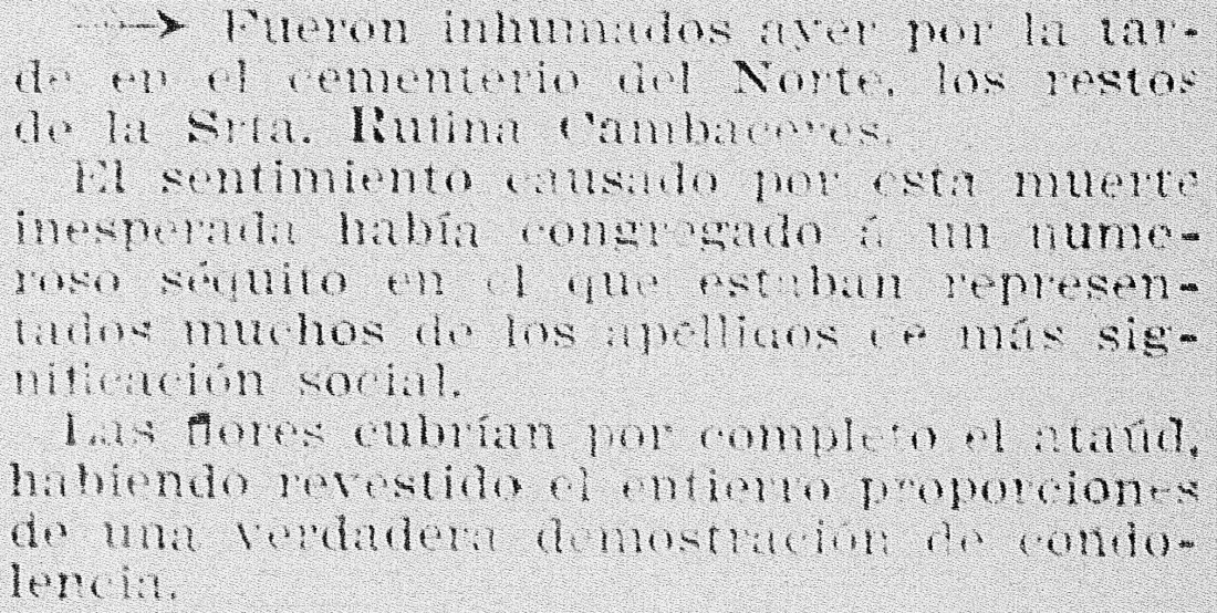 La Nación 2-6-902 p5, Recorte necrología